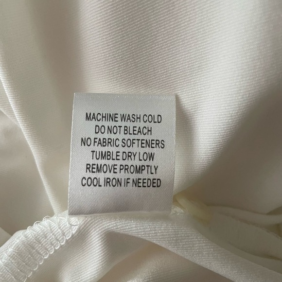 F & G Tech Golf White Polo Performance Short Sleeve Outdoor Men Shirt Size XL - Picture 5 of 8